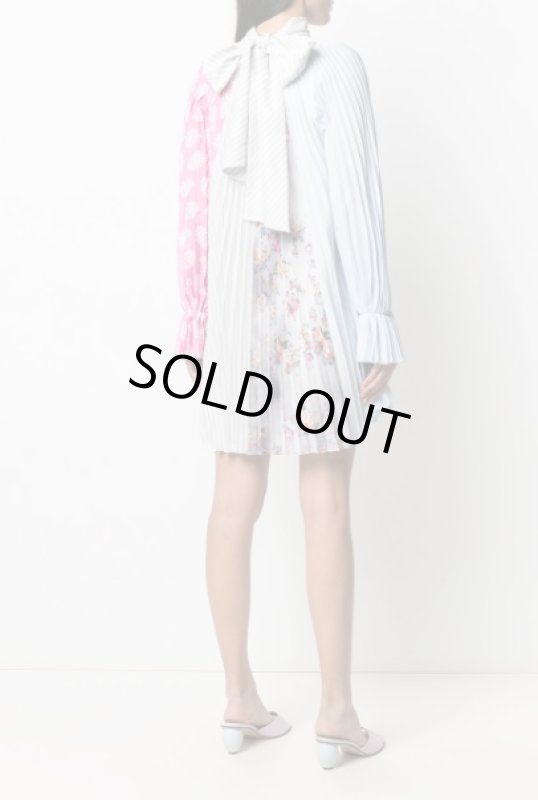画像2: ラスト1点！【菅野美穂さん、観月ありささん着用】MSGM 　パッチワークプリーツドレス (2)