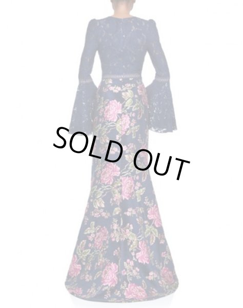 画像3: 再販売セール!Tadashi Shoji タダシショージ   ISABELLA GOWN  ネイビー (3)