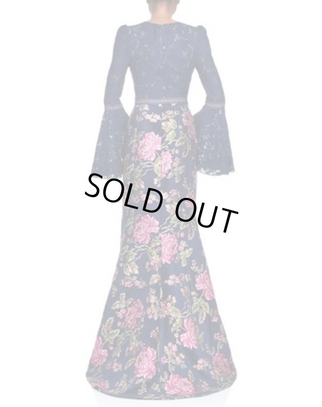 画像3: 再販売セール！Tadashi Shoji タダシショージ   ISABELLA GOWN  ネイビー (3)