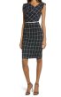 画像1: 【ドラマ使用】Black Halo　　 Jackie O Dress    CHECKERED  12074 (1)