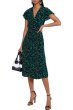 画像1: 【ドラマ使用】Diane von Furstenberg　ダイアンフォンファステンバーグ　cecilia midi dress レオパード (1)