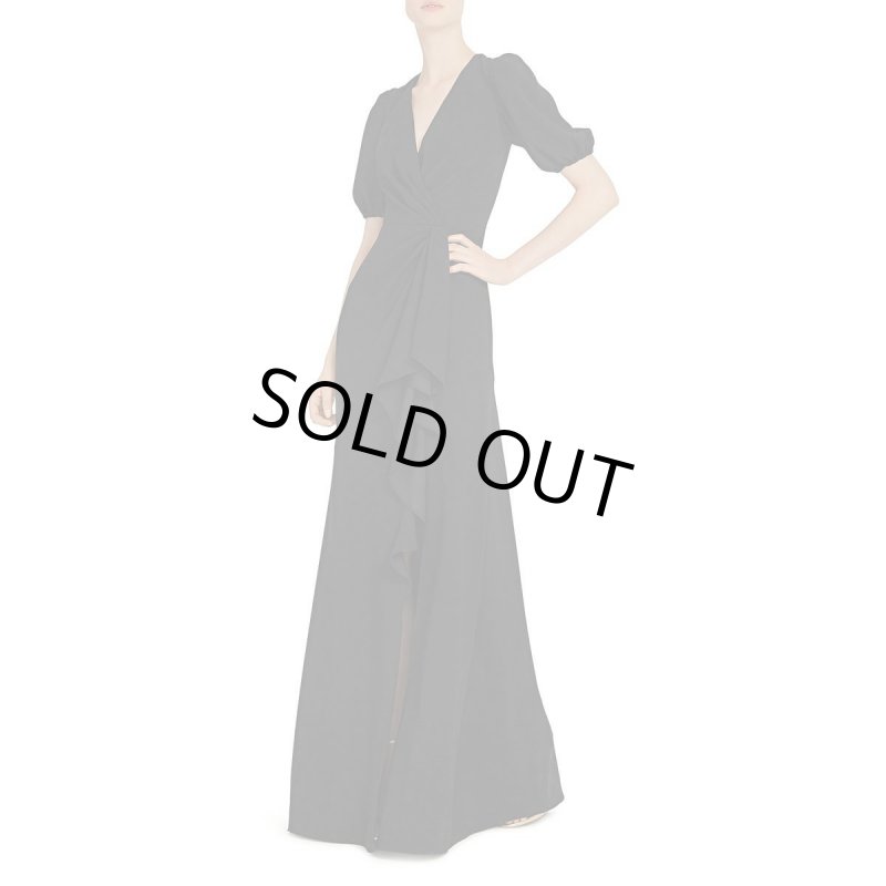 画像1: 再販売！ML Monique Lhuillier モニークルイリエ　ラッフルロングドレス (1)