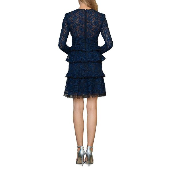 画像2: ML Monique Lhuillier モニークルイリエ タイネックドレス (2)