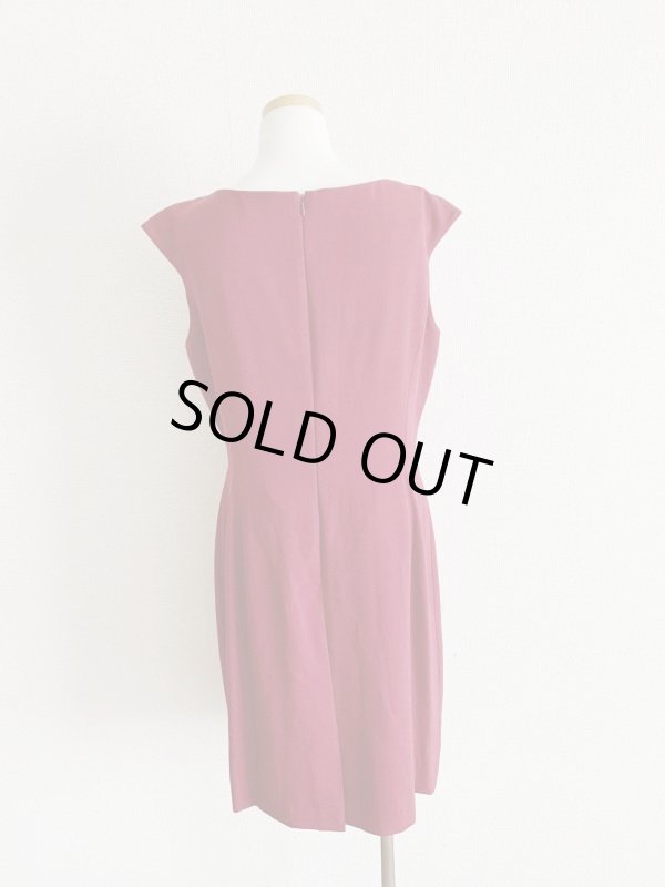 画像2: 即日発送！【ドラマに衣装協力】Elie Tahari エリータハリ　　ボルドー Sheath Dress  09231 (2)