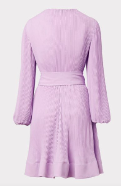 画像3: 【Amy Robach着用、ドラマ使用】Milly ミリー Liv プリーツドレス ライラック  43005 (3)