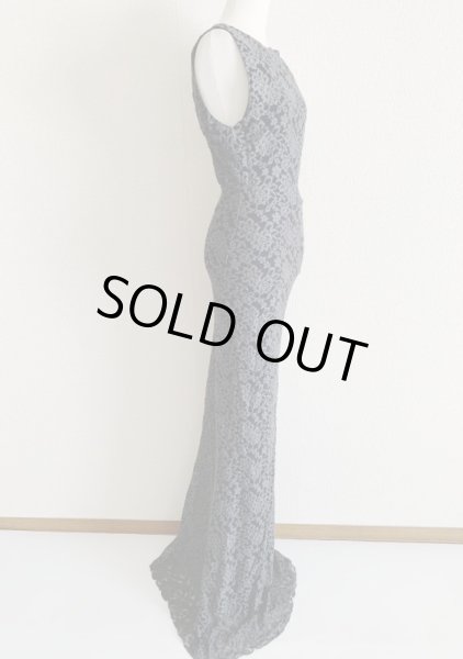 画像3: 1点のみ即発！【ドラマに衣装協力】Alice + Olivia アリスアンドオリビア　Sachi Open Back Gown　ブラック・グレー (3)