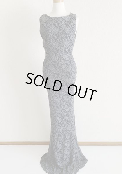 画像2: 1点のみ即発！【ドラマに衣装協力】Alice + Olivia アリスアンドオリビア　Sachi Open Back Gown　ブラック・グレー (2)