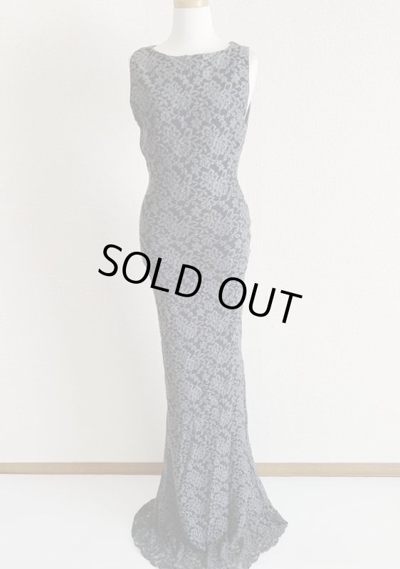 画像2: 1点のみ即発！【ドラマに衣装協力】Alice + Olivia アリスアンドオリビア　Sachi Open Back Gown　ブラック・グレー (2)