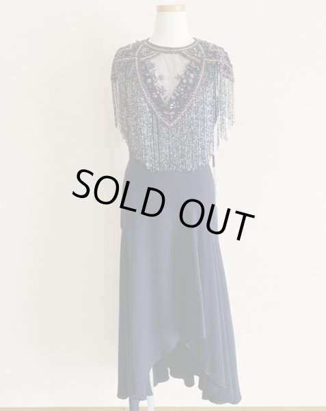 画像3: 1点のみ即発!Elie Tahari エリータハリ   Lyla Beaded-Overlay Dress  (3)