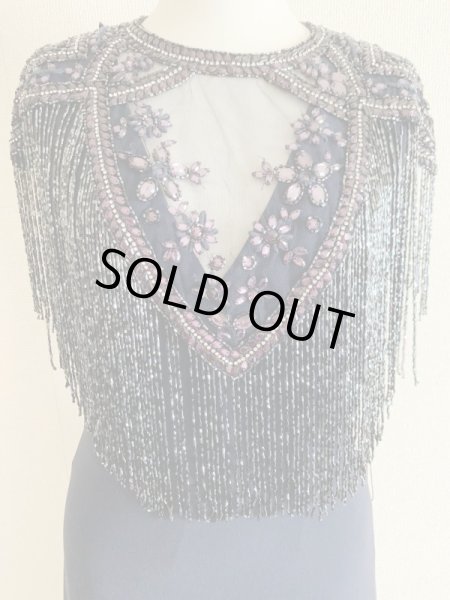 画像5: 1点のみ即発!Elie Tahari エリータハリ   Lyla Beaded-Overlay Dress  (5)