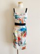 画像4: 再販売！ドラマ【リベンジ使用】Milly ミリー　Tropical Print Bustier Dress (4)