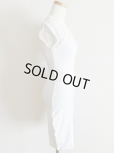 画像5: 訳あり特価品【Danielle Panabaker愛用】French Connection フレンチコネクション Vivien Paneled Jersey Dress ホワイト  (5)
