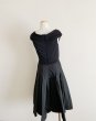 画像4: 1点のみ即発！Tadashi Shoji  タダシショージ   Taffeta-Skirt Dress ブラック (4)