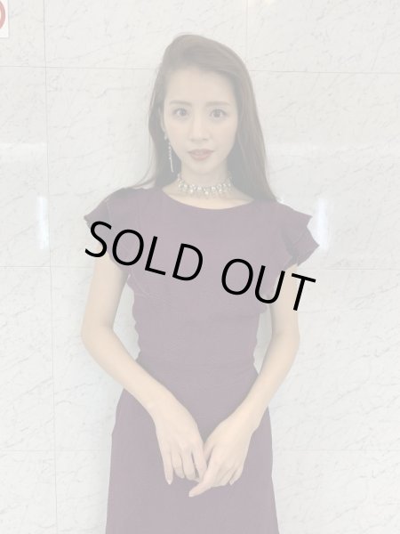 画像6: 【綺咲愛里さん、大林素子さん、美馬寛子さんに提供】Tadashi Shoji  タダシショージ　ラッフルマーメイド gown (6)