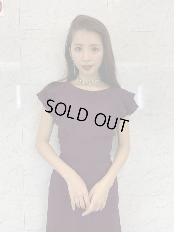 画像6: 【綺咲愛里さん、大林素子さん、美馬寛子さんに提供】Tadashi Shoji  タダシショージ　ラッフルマーメイド gown (6)