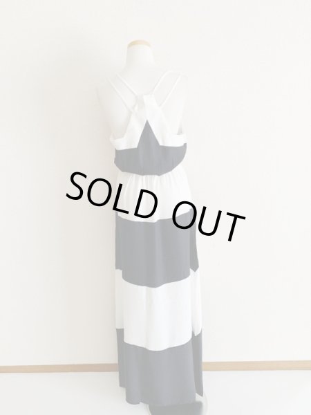 画像5: 即日発送!Parker Tangier Chevron Stripe Silk Maxi Dress (5)