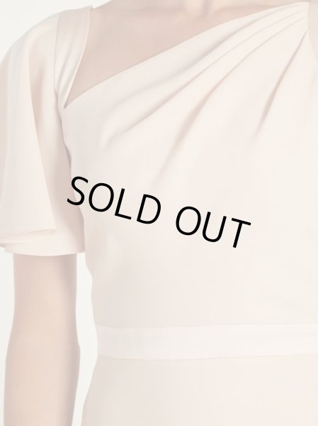 画像4: セール！Alexander McQueen アレキサンダーマックイーン　Pink Draped Satin-trimmed Crepe Gown  (4)