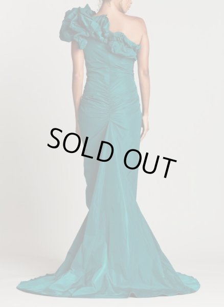 画像3: セール!【谷まりあさん着用】Tadashi Shoji  タダシショージ   DILAY GOWN グリーン (3)