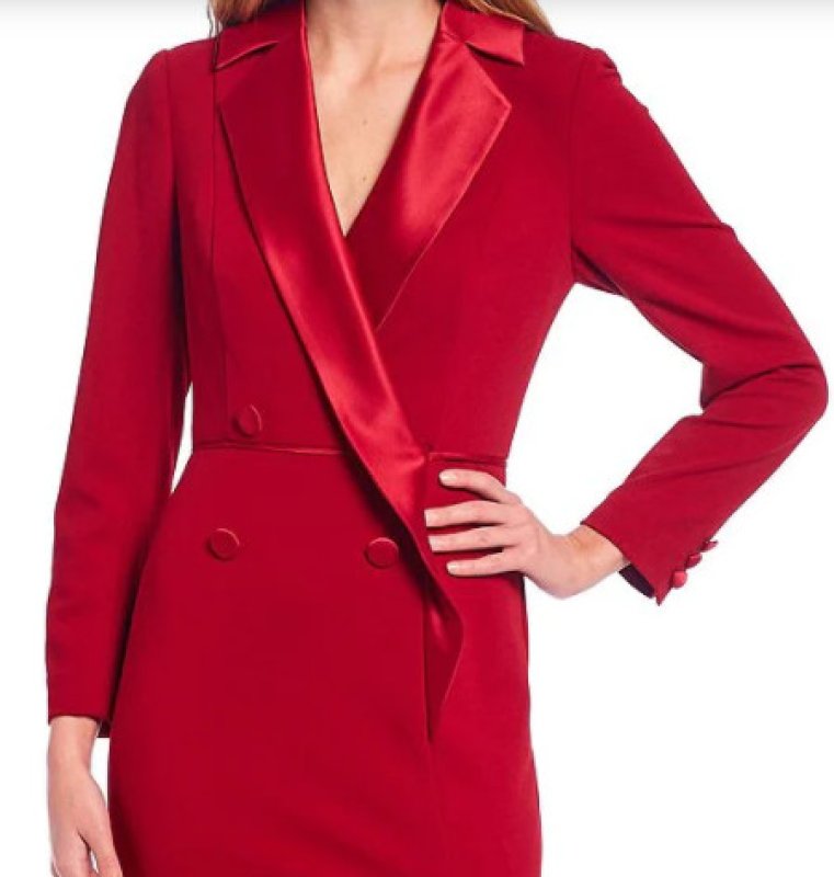 画像3: 限定販売！Adrianna Papell アドリアナパペル　タキシードロングドレス  08272 (3)