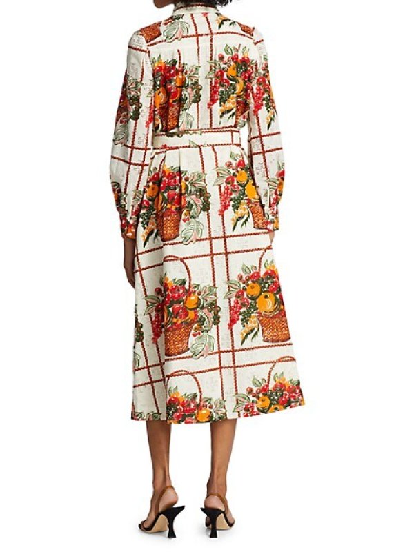 画像2: 限定再販売！【ドラマ多数使用】Tory Burch トリーバーチ　PRINTED BRODERIE ANGLAISE PAINTER'S DRESS (2)