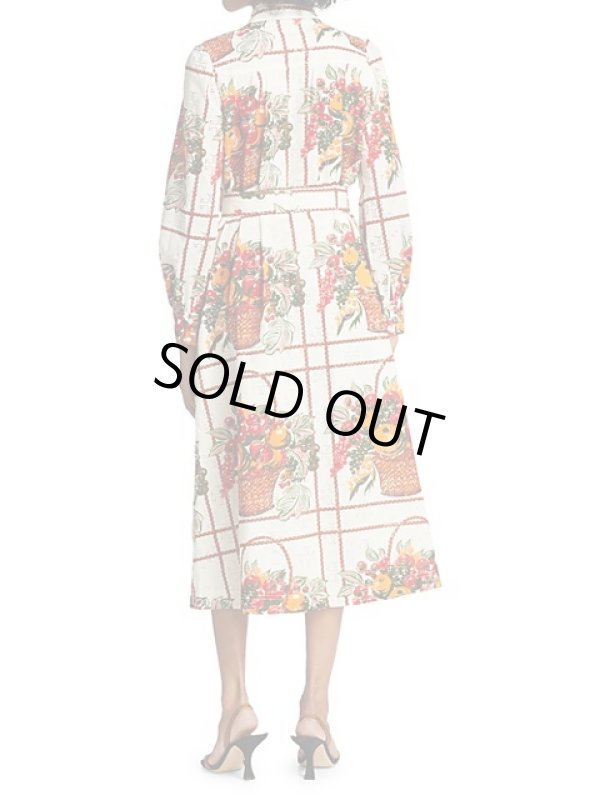 画像2: セール！【ドラマ多数使用】Tory Burch トリーバーチ　PRINTED BRODERIE ANGLAISE PAINTER'S DRESS (2)