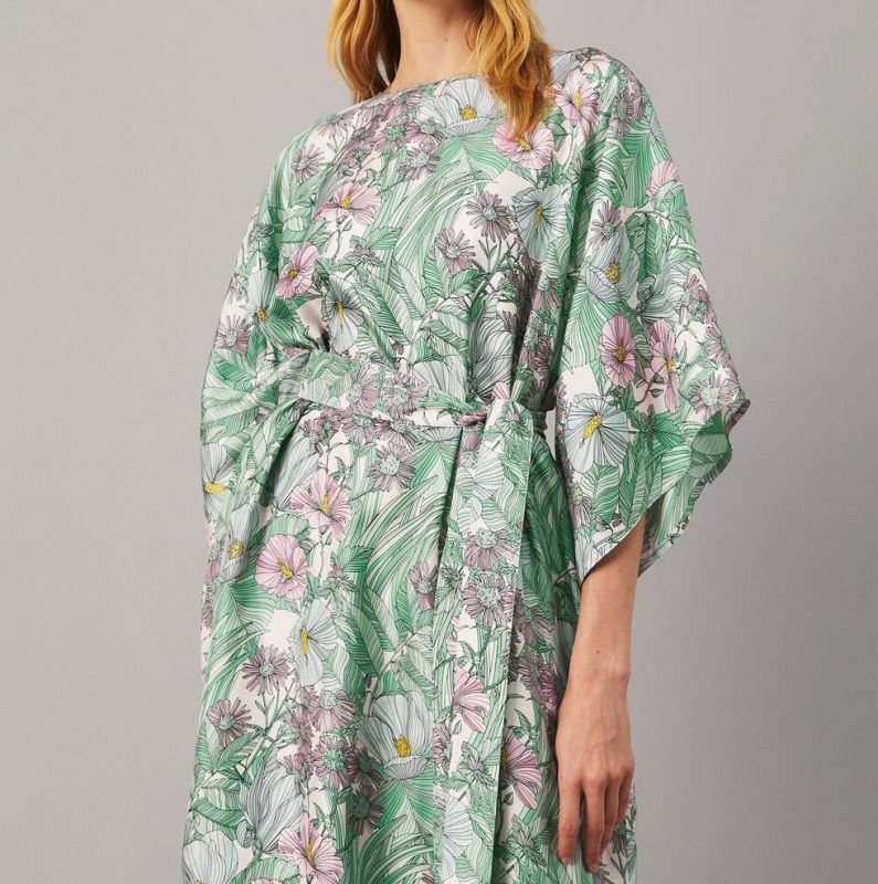 画像3: セール！【広瀬アリスさん着用】Tory Burch トリーバーチ　Robinson　花柄キモノドレス (3)