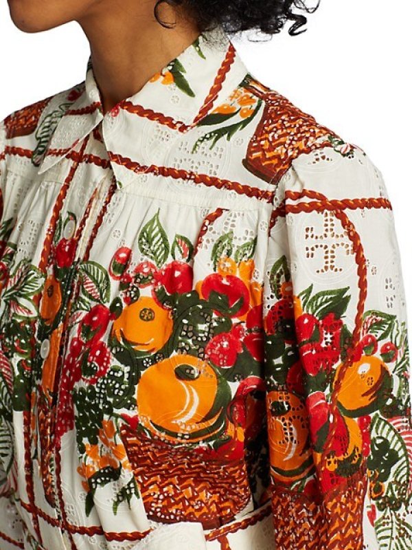 画像3: 限定再販売！【ドラマ多数使用】Tory Burch トリーバーチ　PRINTED BRODERIE ANGLAISE PAINTER'S DRESS (3)