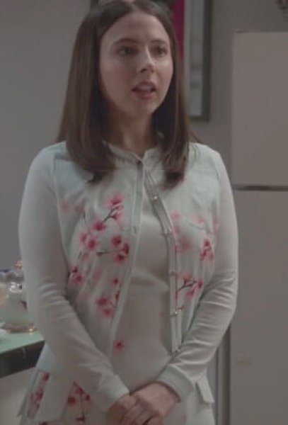 画像5: 【ドラマ使用】Ted Baker テッドベイカー  Seella 桜柄チュニックドレス マイルドミント  21501 (5)