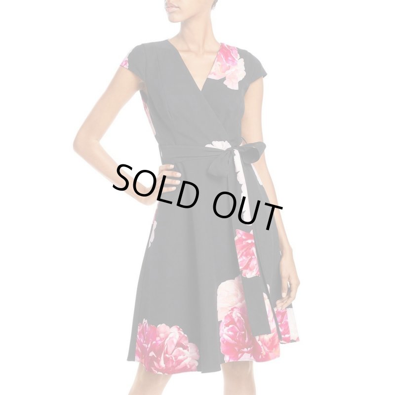 画像4: Black Halo 　Pandora Bold Floral Print Dress (4)