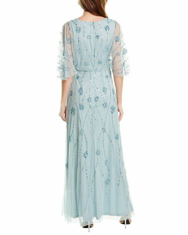 画像2: Adrianna Papell アドリアナパペル　　Surplice Mermaid Gown (2)