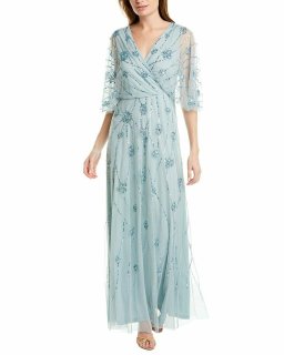 ドレスTADASHISHOJI Shania Sequin Velvet Fringe Gown | Tadashi Shoji