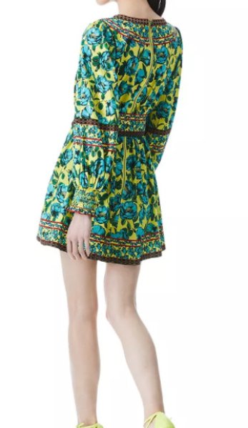 画像2: 【ケリークラークソン愛用】Alice + Olivia アリスアンドオリビア  Simona Mini Dress (2)