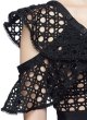 画像3: 【クロエカーダシアン、小嶋陽菜さんご着用】Self Portrait　セルフポートレート　 Lace Frill Mini Dress ブラック  41702 (3)