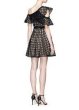 画像2: 【クロエカーダシアン、小嶋陽菜さんご着用】Self Portrait　セルフポートレート　 Lace Frill Mini Dress ブラック  41702 (2)