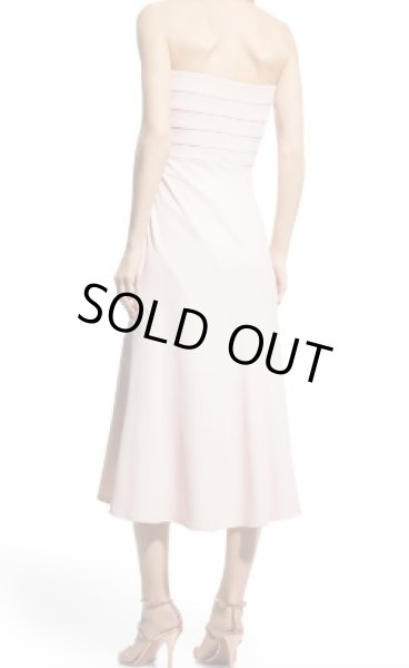 画像2: Tadashi Shoji  タダシショージ   WILMA STRAPLESS CREPE DRESS ピンク系 (2)