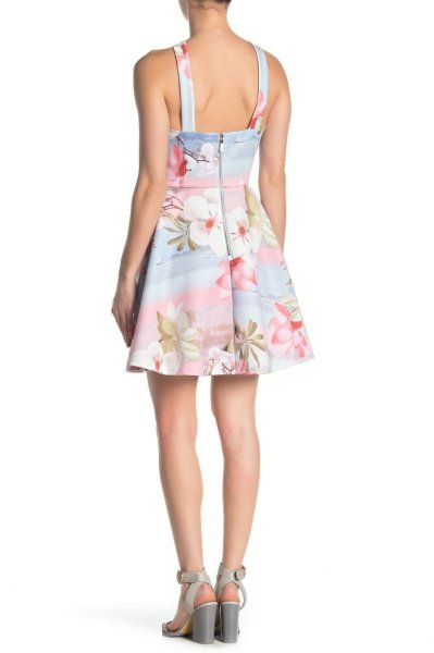 画像3: セール！Ted Baker テッドベイカー　Umerta Floral Skater Minidress  06293 (3)