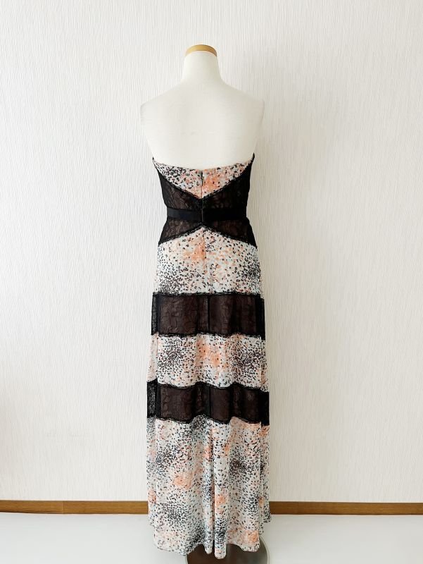 画像8: 【福井セリナさん、綺咲愛里さんに衣装提供】BCBGMAXAZRIA　　Elle Print and Lace Blocked Halter Dress  09121 (8)