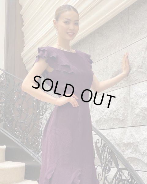 画像7: 【綺咲愛里さん、大林素子さん、美馬寛子さんに提供】Tadashi Shoji  タダシショージ　ラッフルマーメイド gown (7)