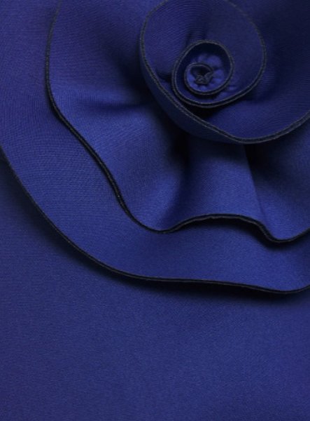 画像3: セール!Badgley Mischka  フローラルワンショルダードレス (3)