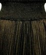 画像3: セール！Nanette Nanette Lepore ナネットレポー    Pleated Sleeveless Dress  ブラックゴールド系 (3)