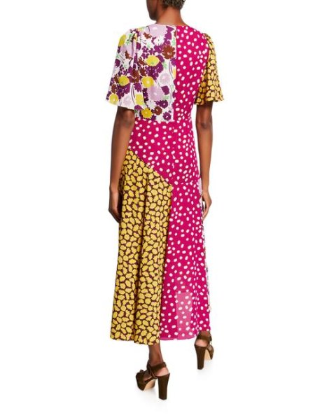 画像2: セール!【堀田茜さん着用】KATE SPADE New York   ケイトスペード swing flora mix dress (2)