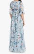 画像2: セール！Adrianna Papell アドリアナパペル   Printed Floral Chiffon Gown  Glacier (2)