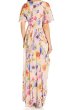 画像2: Adrianna Papell アドリアナパペル  Floral Printed Chiffon Gown  プラリネ (2)