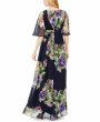 画像2: セール！Adrianna Papell アドリアナパペル  Printed Chiffon Ballgown (2)