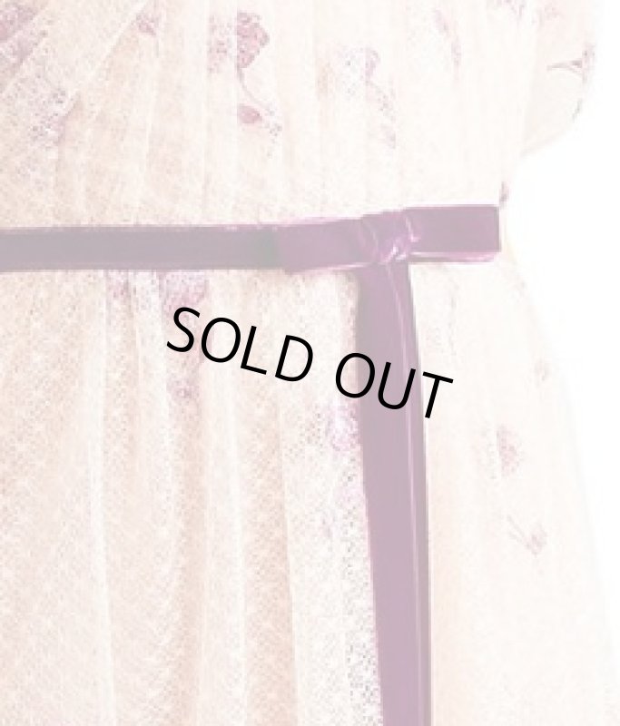 画像3:  Marchesa Notte マルケッサノッテ　花柄メッシュレースロングドレス　 (3)