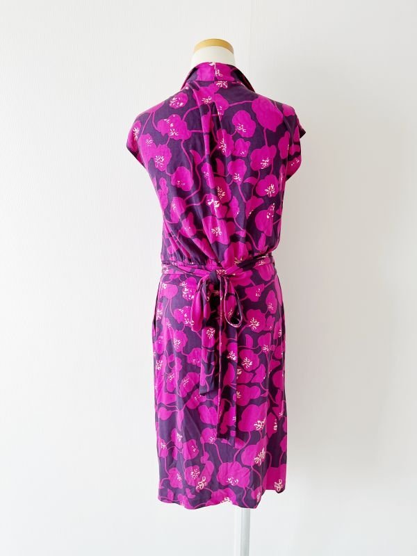 画像5: 再販売！【山田優さん着用・VERY掲載】Diane Von Furstenberg　ダイアンフォンファステンバーグ　Riddle Wrap Dress　ピンク (5)