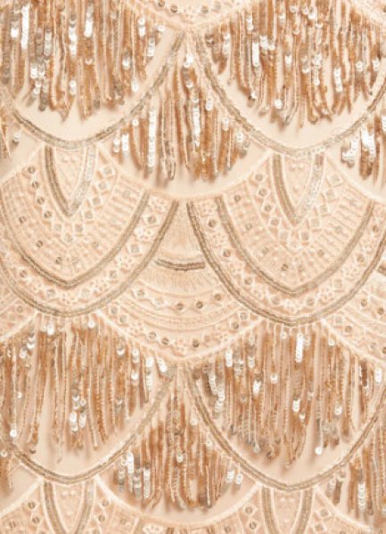画像3: Tadashi Shoji タダシショージ    GAYNOR SEQUIN FRINGE MIDI DRESS ピンク系  12145 (3)