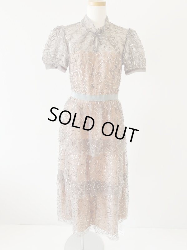 画像5: 【Tamera Mowry愛用】Self Portrait　セルフポートレート　Embellished tiered tulle midi dress (5)