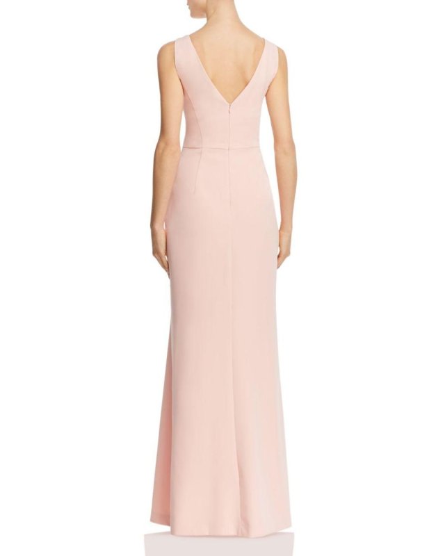 画像2: Eliza J   イライザジェイ　キャスケードラッフルイブニングドレス　blush  4901 (2)