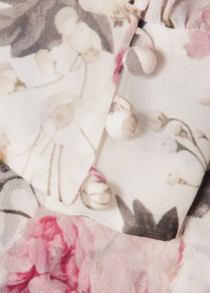 画像4: セール!Erdem アーデム Yusra floral-print silk-voile midi dress  4206 (4)